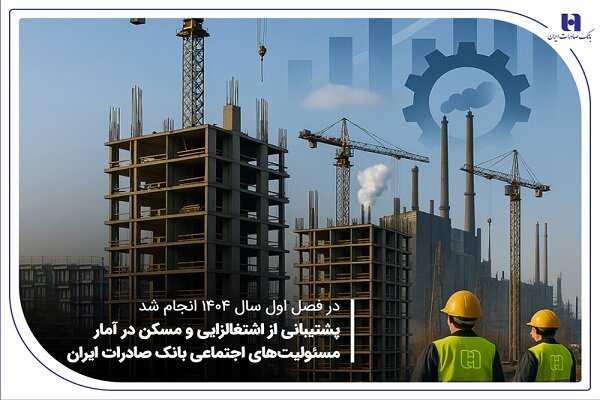 پشتیبانی از اشتغال‌زایی و مسکن در آمار مسئولیت‌های اجتماعی بانک صادرات|سربیل