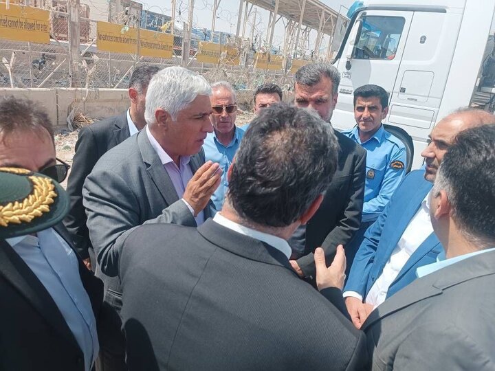 معاونین گمرک ایران از گمرک مرزی مهران بازدید کردند|سربیل