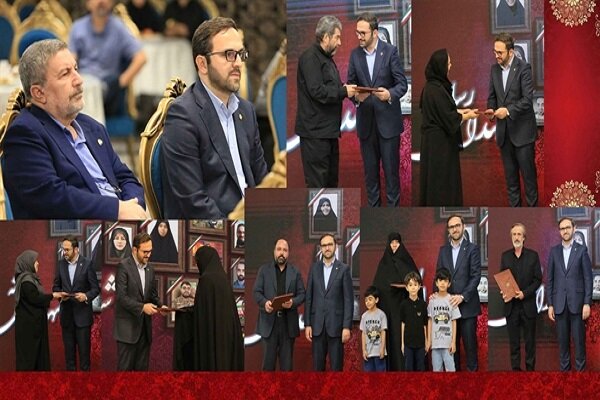 تجلیل بانک کشاورزی از خانواده شهدای رسانه|سربیل