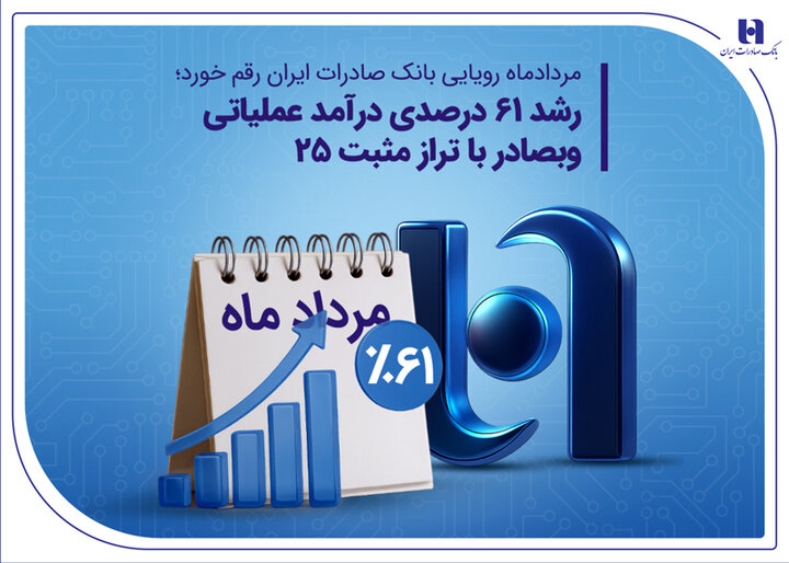 رشد ۶۱ درصدی درآمد عملیاتی وبصادر با تراز مثبت ۲۵|سربیل