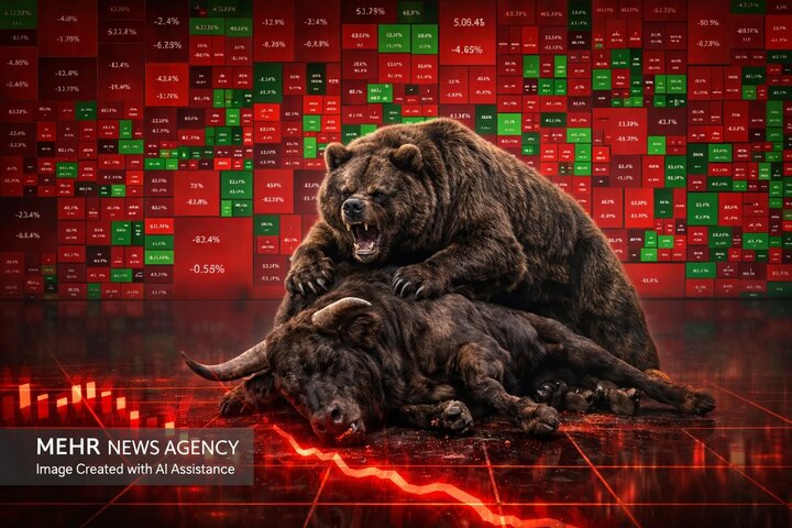 دومین ریزش بزرگ ماهانه بورس تهران در ۴ دهه گذشته|سربیل دومین ریزش بزرگ ماهانه بورس تهران در ۴ دهه گذشته|سربیل