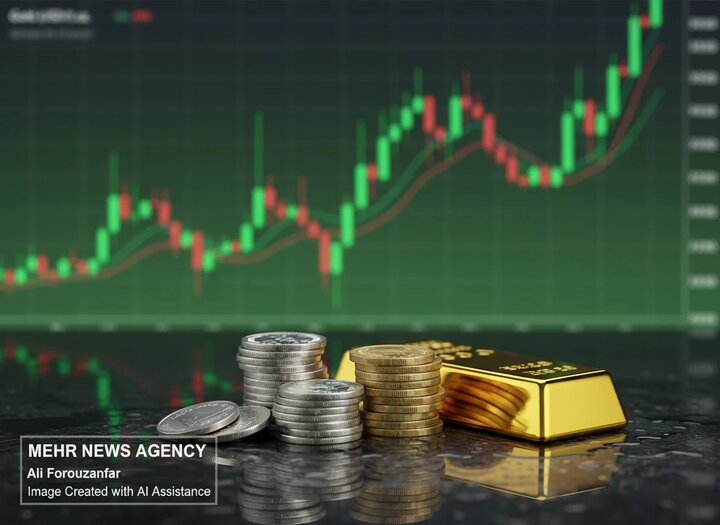 صعود طلا و نقره به بالاترین سطح سه هفته اخیر|سربیل صعود طلا و نقره به بالاترین سطح سه هفته اخیر|سربیل